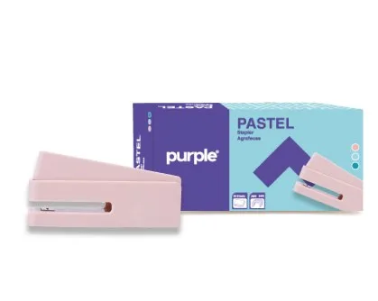 Agrafeuse de bureau Pastel 3 couleurs – Purple