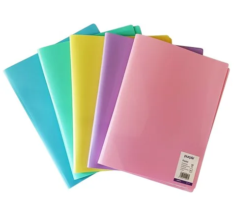 Protège documents PP Pastel 20 vues assortis – Purple