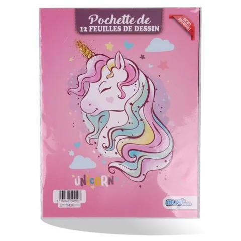 Pochette de dessin 24×32 cm — 12 feuilles 170 g