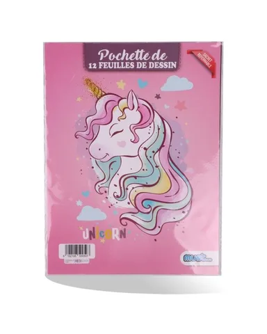 Pochette de dessin 24×32 cm — 12 feuilles 170 g