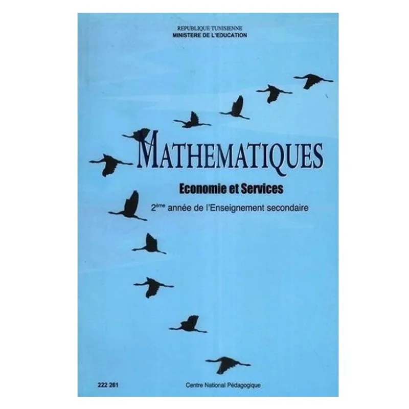 Manuel de mathématiques — 2ème année secondaire (Économie-Services) · CNP