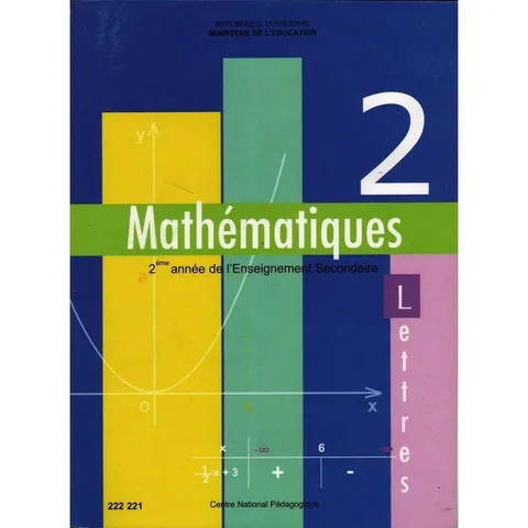 Manuel de mathématiques — 2ème année secondaire (Lettres) · CNP