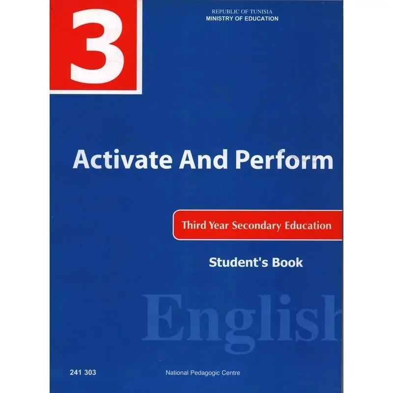 Manuel d'anglais — 3ème année secondaire (Activate and Perform — Student's Book) · CNP