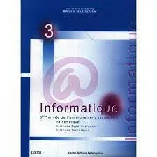 Manuel d'informatique — 3ème année secondaire (Sections scientifiques) · CNP