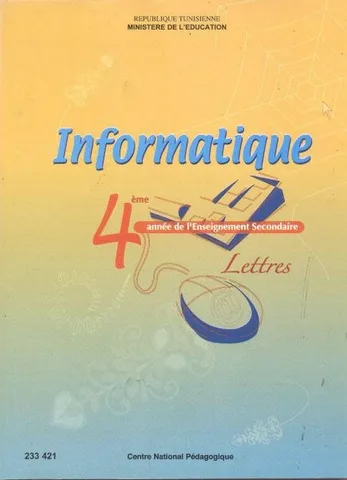 Manuel d'informatique — Bac Lettres · CNP