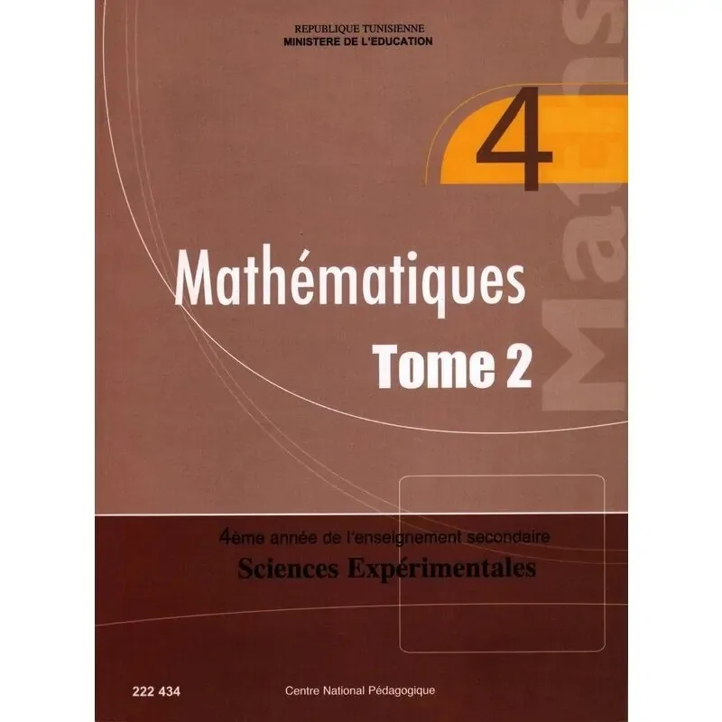 Manuel de mathématiques — Bac Sciences exp. (Tome 2) · CNP