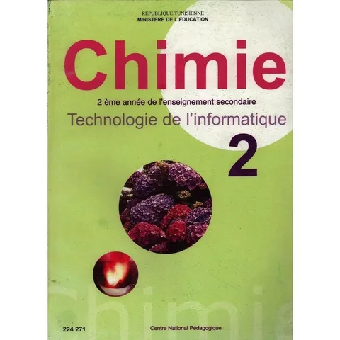 Manuel de chimie — 2ème année secondaire (Technologies de l'informatique) · CNP
