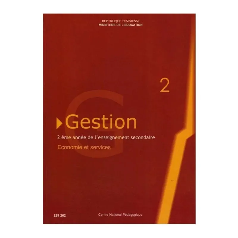 Manuel de gestion — 2ème année secondaire (Économie-Services) · CNP