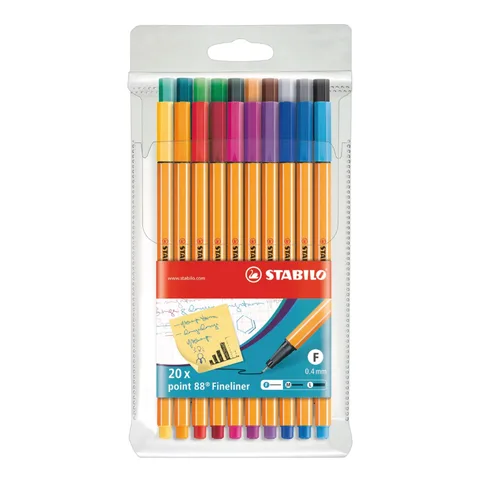 Feutres Point 88 ColorParade X20 – Stabilo