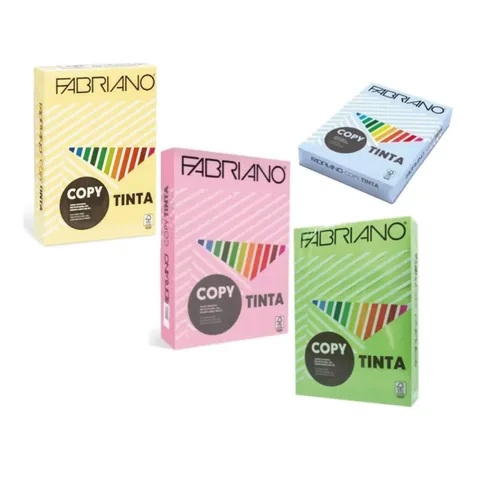 Rame Papier Couleur Pastel – 80g/m² – 500 Feuilles – Fabriano