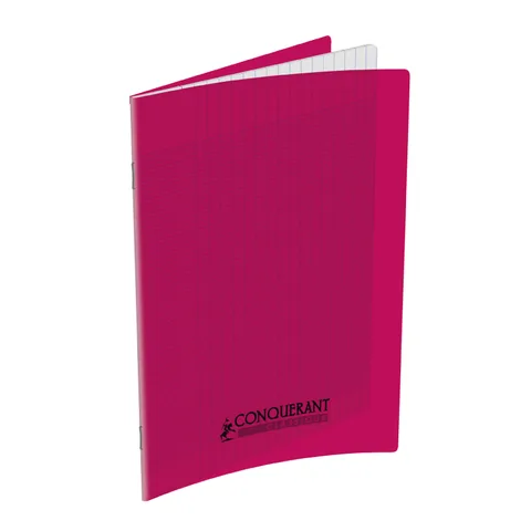 Cahier Polypro 17X22 Seyès 96 Pages 90g Rose – Conquérant