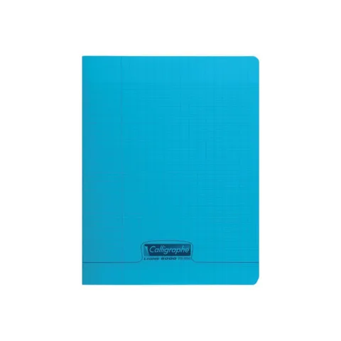 Cahier Polypro 17x22 Cm – 96 Pages Bleu – Calligraphe