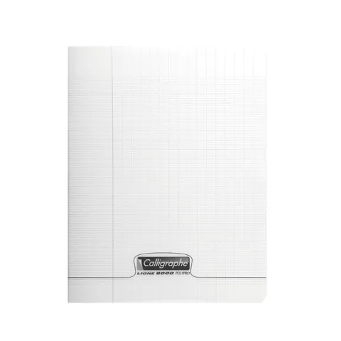 Cahier Polypro 17x22 Cm – 96 Pages Transparent – Calligraphe