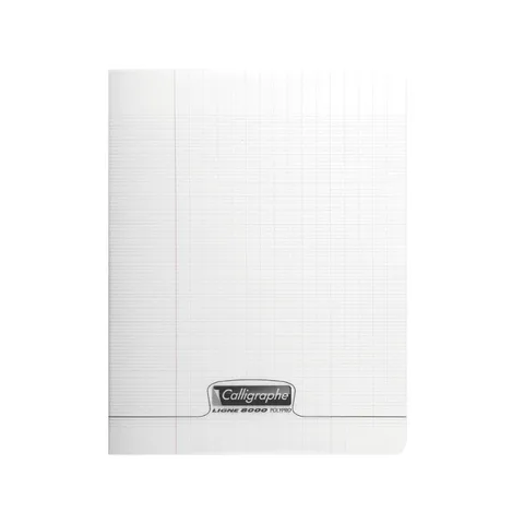 Cahier Polypro 17x22 Cm – 96 Pages Transparent – Calligraphe