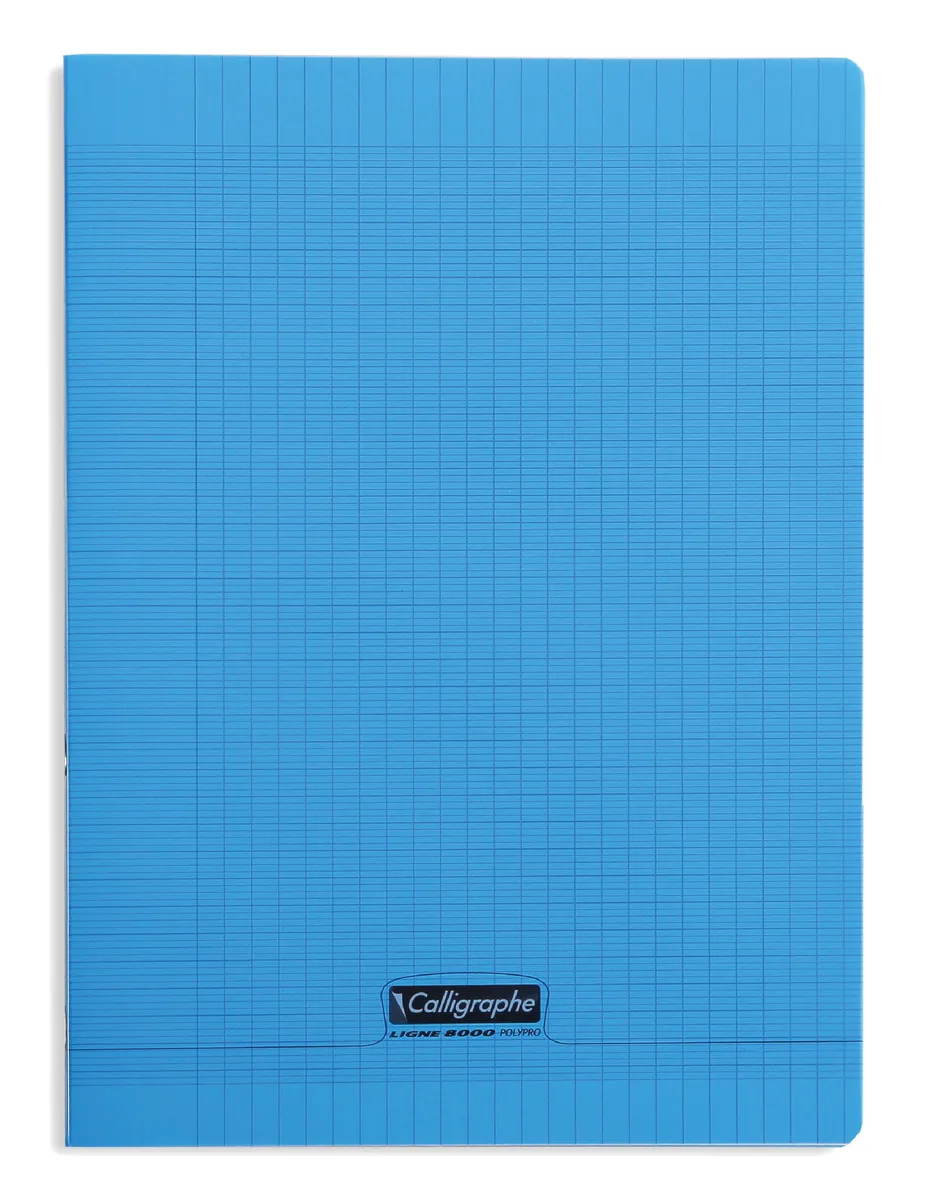 Cahier Polypro A4 – Seyès 96 Pages 90g Bleu – Calligraphe
