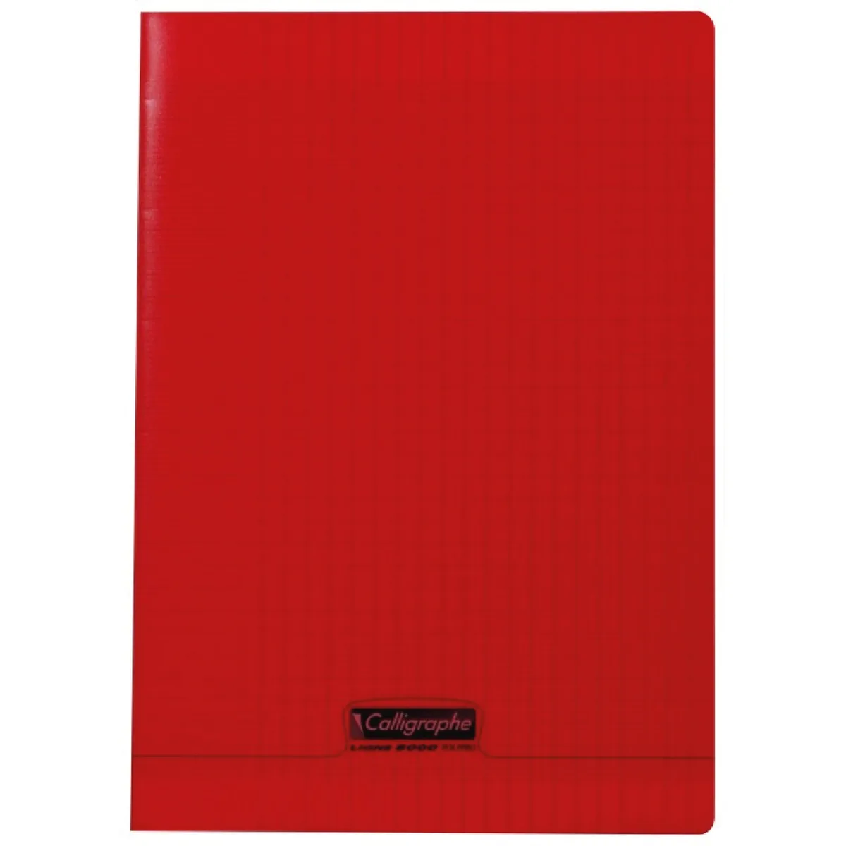 Cahier Polypro A4 – Seyès 96 Pages 90g Rouge – Calligraphe