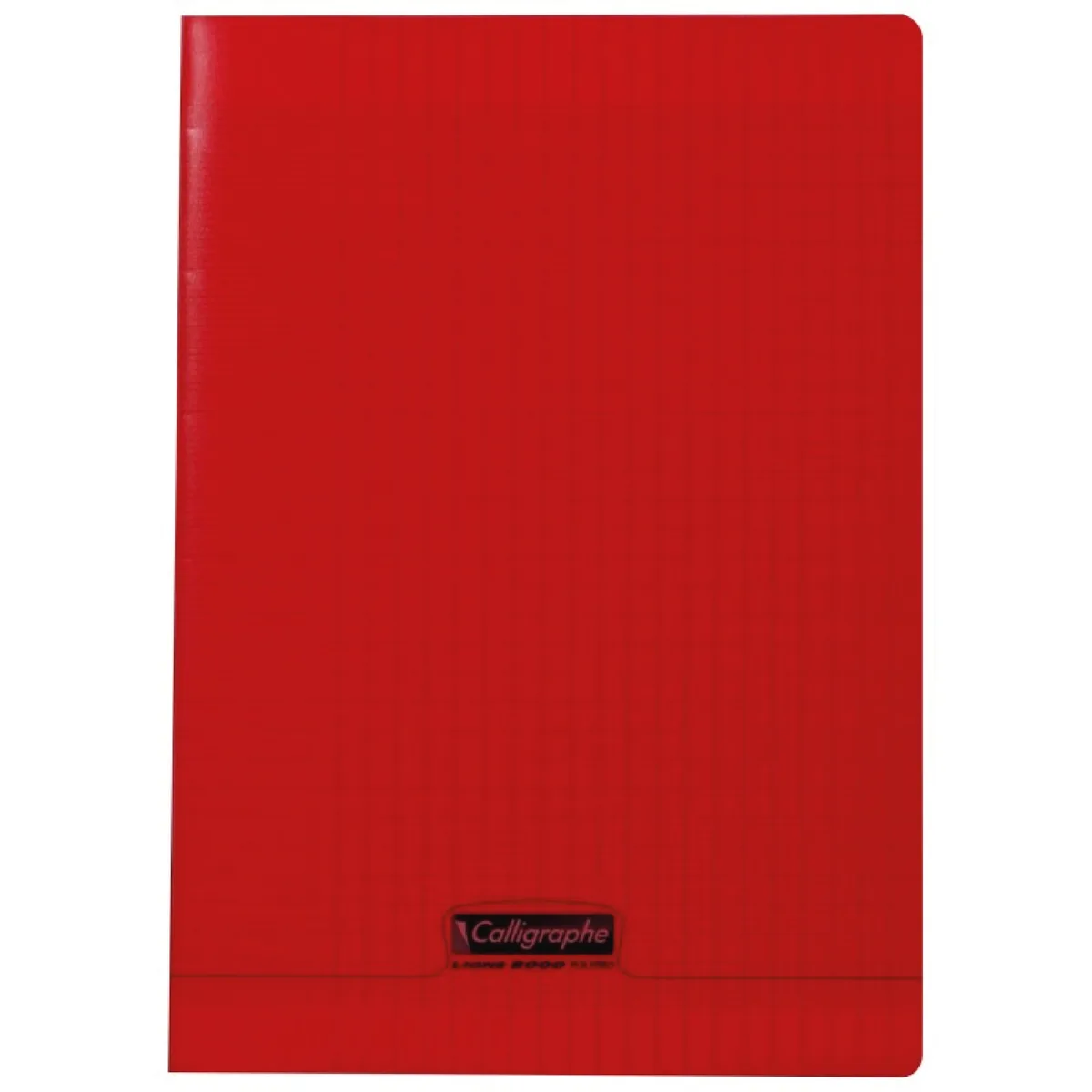 Cahier Polypro A4 – Seyès 96 Pages 90g Rouge – Calligraphe