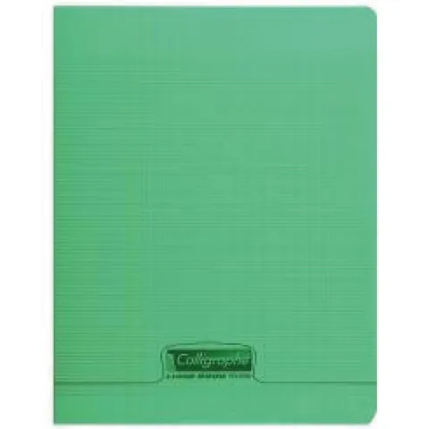 Cahier Polypro A4 – Seyès 96 Pages 90g Vert – Calligraphe