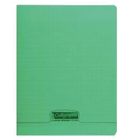 Cahier Polypro A4 – Seyès 96 Pages 90g Vert – Calligraphe