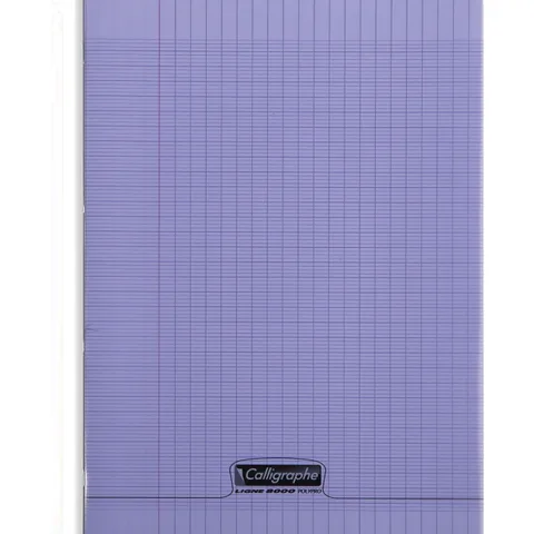 Cahier Polypro A4 – Seyès 96 Pages 90g Violet – Calligraphe