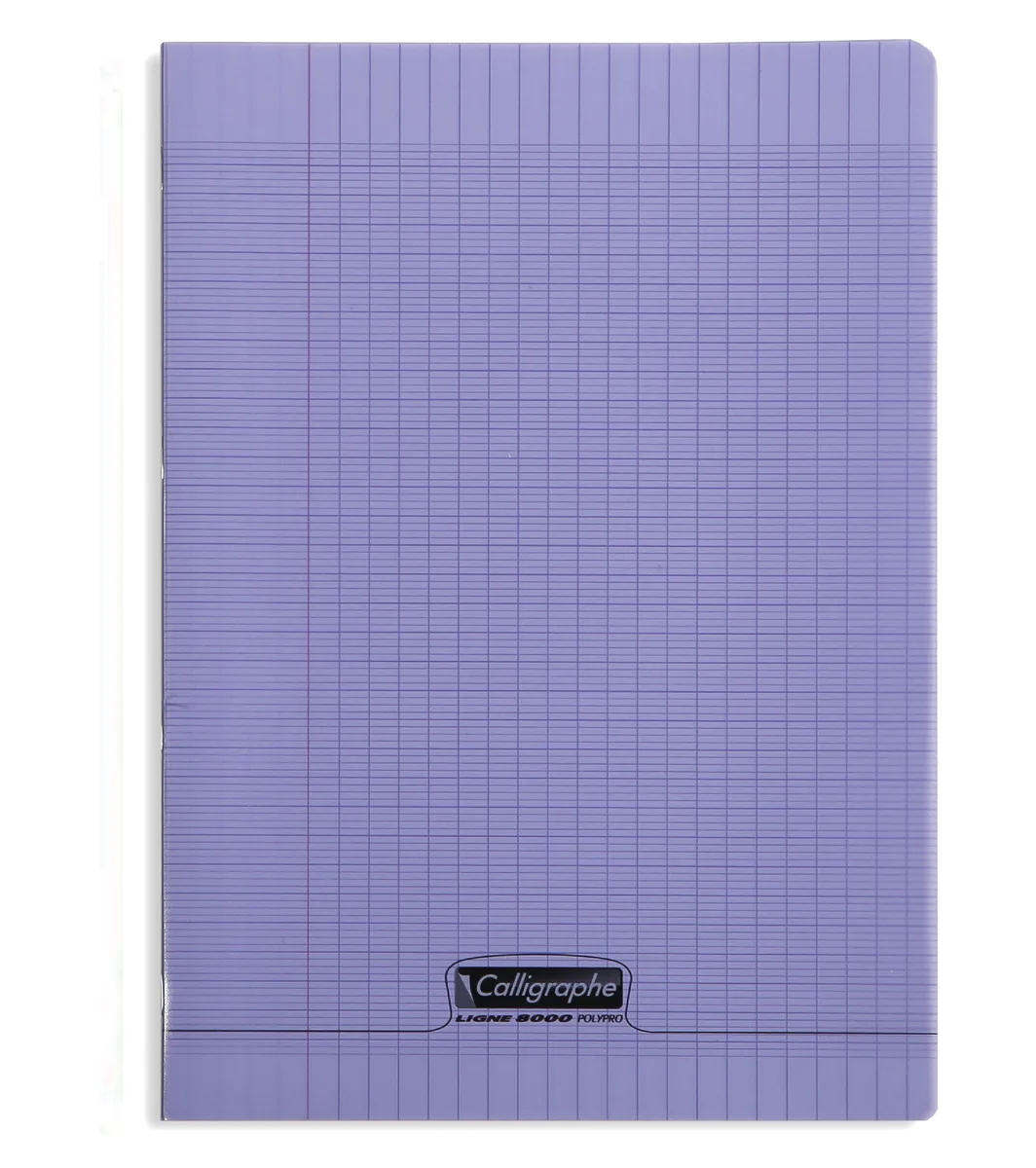 Cahier Polypro A4 – Seyès 96 Pages 90g Violet – Calligraphe