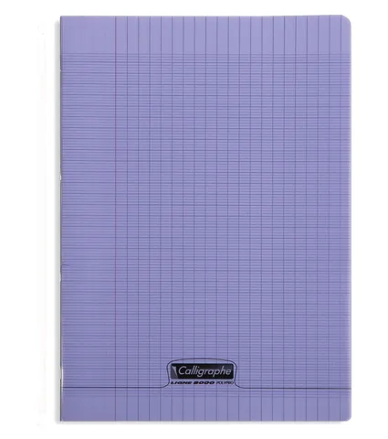 Cahier Polypro A4 – Seyès 96 Pages 90g Violet – Calligraphe