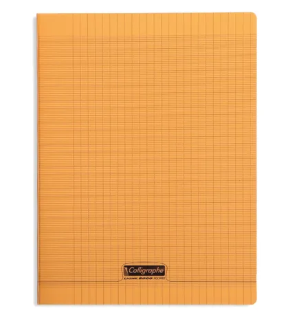 Cahier Polypro A4 – Seyès 96 Pages 90g Orange – Calligraphe