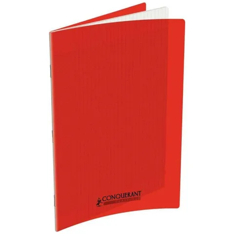 Cahier Polypro 24X32 96 Pages 90g Rouge – Calligraphe