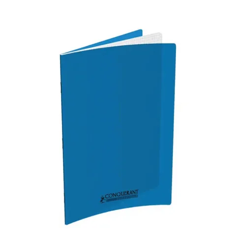 Cahier Polypro 17X22 96 Pages Seyès 90g Bleu – Conquérant