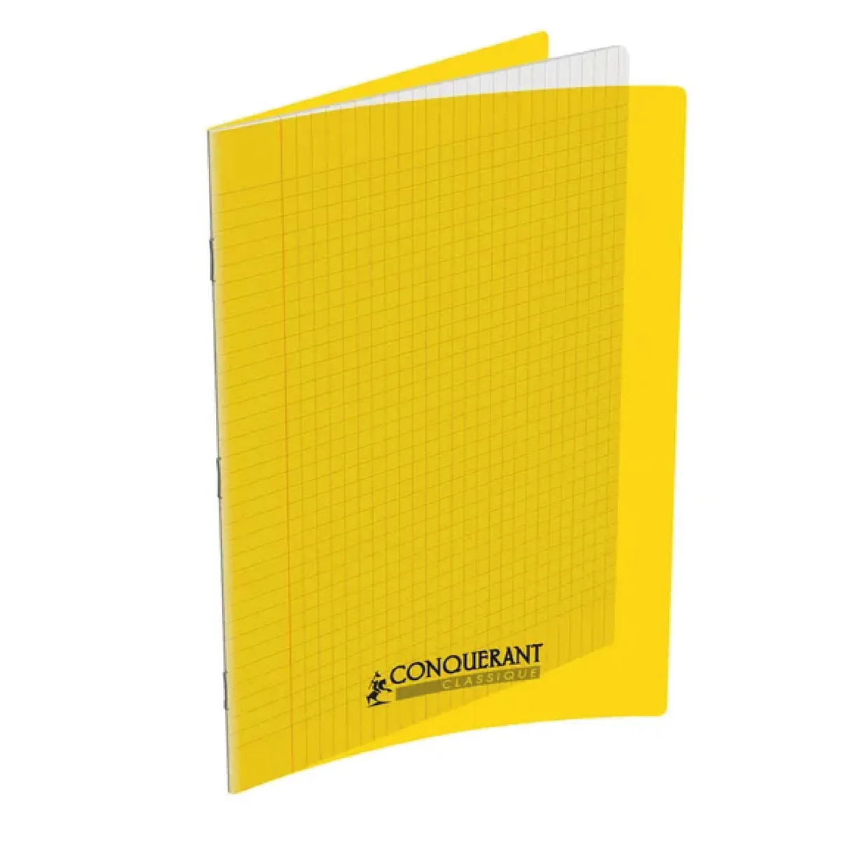 Cahier Polypro A4 96 Pages Seyès 90g Jaune – Conquérant