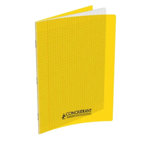 Cahier Polypro A4 96 Pages Seyès 90g Jaune – Conquérant
