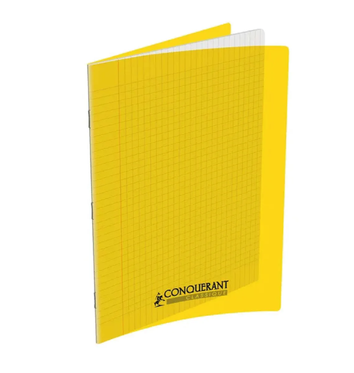 Cahier Polypro A4 96 Pages Seyès 90g Jaune – Conquérant