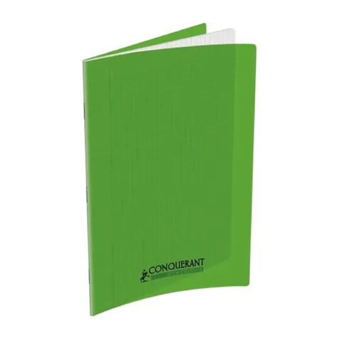 Cahier Polypro A4 96 Pages Seyès 90g Vert – Conquérant