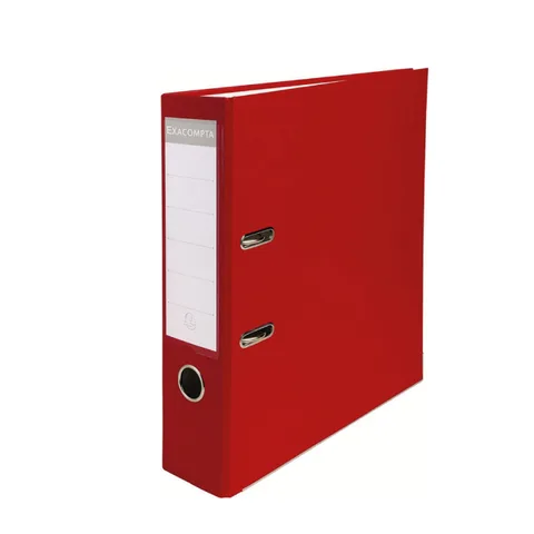 Classeur à Levier A4 D80 Rouge 2A Carton+PP – Exacompta