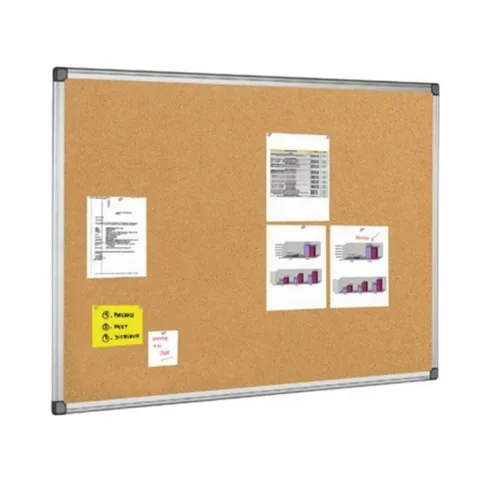 Tableau D'affichage Liege 2X3 Cadre Aluminium 90X120 "TCX71290