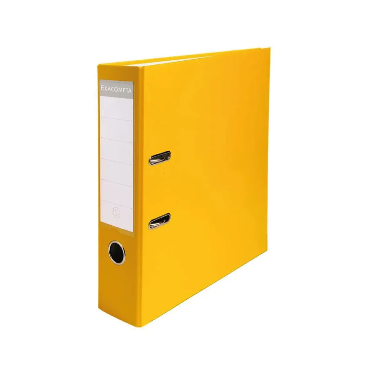 Classeur à Levier A4 D80 Jaune 2A Carton+PP – Exacompta