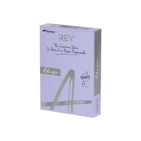 Papier Couleur A4 80g 500 Feuilles Violet Pastel – Rey Adagio