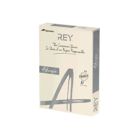 Papier Couleur A4 80g 500 Feuilles Ivoire – Rey Adagio