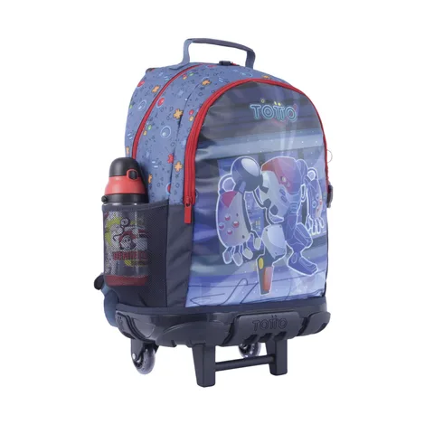 Trolley TOTTO Atlas L – Cartable à Roulettes Scolaire Grande Capacité