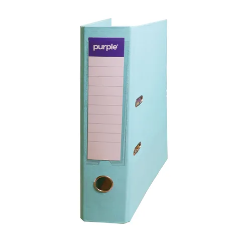 Classeur à Levier Purple PLASTIPAP Essential A4 – Dos 75 mm – Vert Pastel