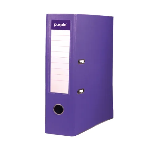 Classeur à Levier Purple PLASTIPAP Essential A4 – Dos 75 mm – Violet