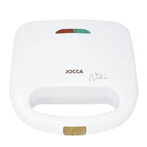 Appareil à panini 750 W plaques antiadhésives, blanc – JOCCA