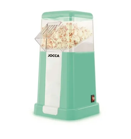 Machine à pop-corn sans huile 1200 W Tqfunny, turquoise – JOCCA