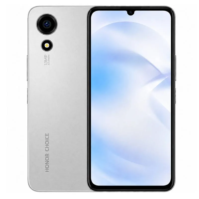 Smartphone Honor Choice T10 6.75" 8Go/64Go 5000mAh Argent