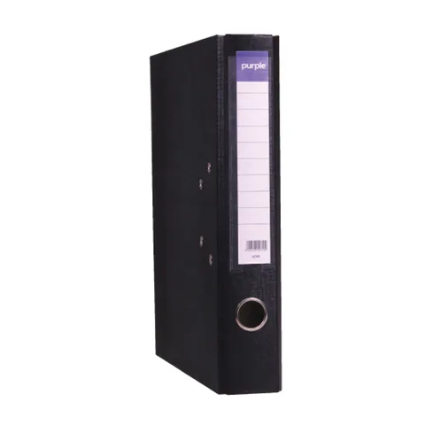 Classeur à Levier Purple Essential A4 – Dos 55 mm – Noir