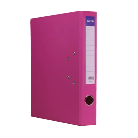 Classeur à Levier Purple Essential A4 – Dos 55 mm – Rose
