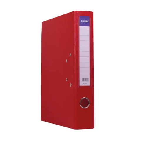 Classeur à Levier Purple Essential A4 – Dos 55 mm – Rouge