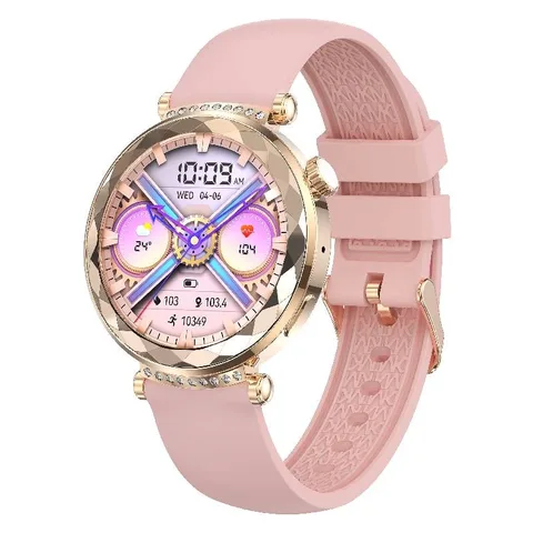 Montre Connectée Blisbond Robin 2 AMOLED 1.19" - Rose