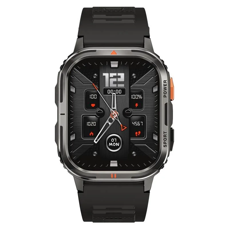 Montre Connectée Blisbond Active 2.0" TFT HD IP68 - Noir