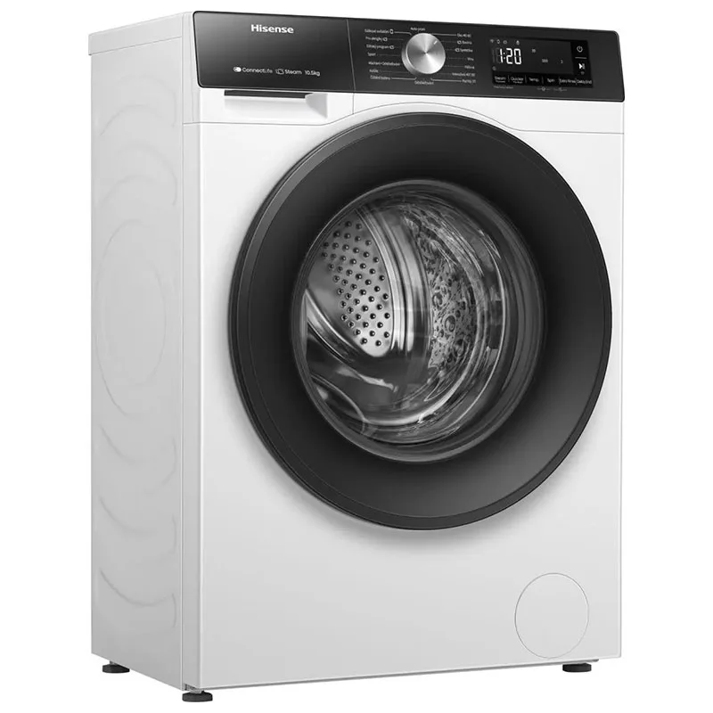 Machine à Laver Frontale Hisense WF3S1043BW Smart Inverter 10.5Kg - Blanc